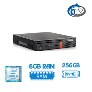 Lenovo Thinkcentre M920 mini PC featuring Intel Core i5-8265U, 2GB RAM, and 250GB SSD for efficient performance.